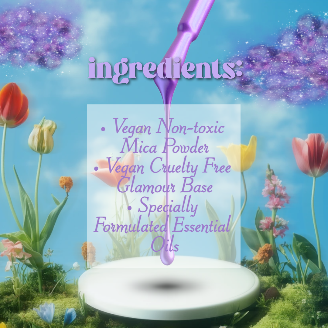 Organic Scented Nail Polish (Amethyst Oasis)