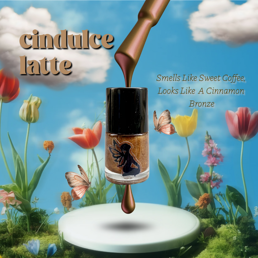 Organic Scented Nail Polish (CinDulce Latte)