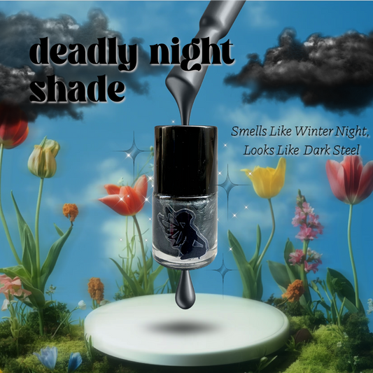 Organic Scented Nail Polish (Deadly Night Shade)