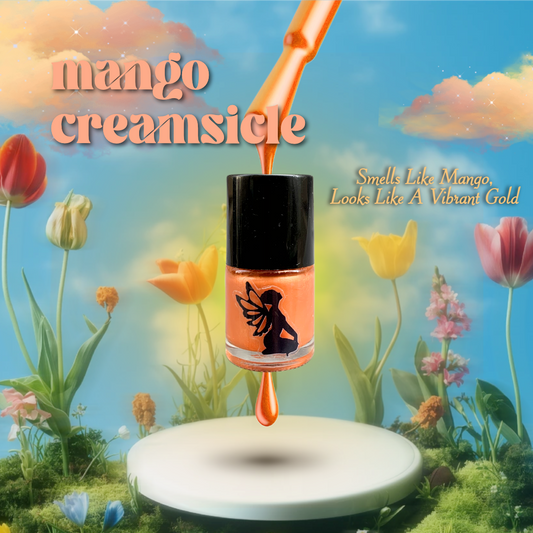 Organic Scented Nail Polish (Mango Creamsicle)